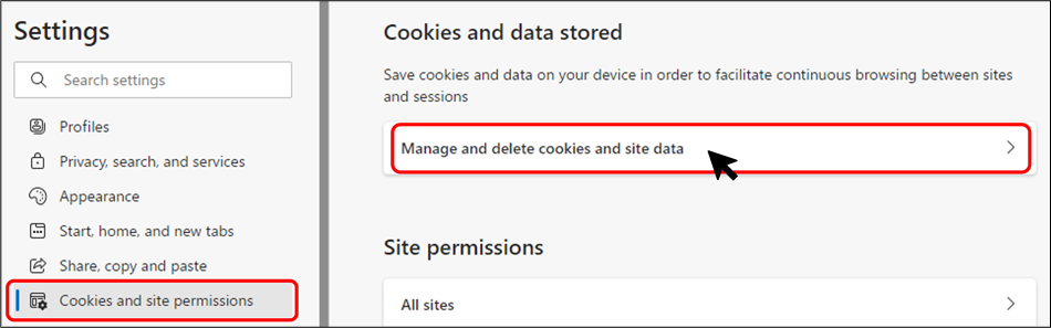 delete MarkLines Cookie data1
