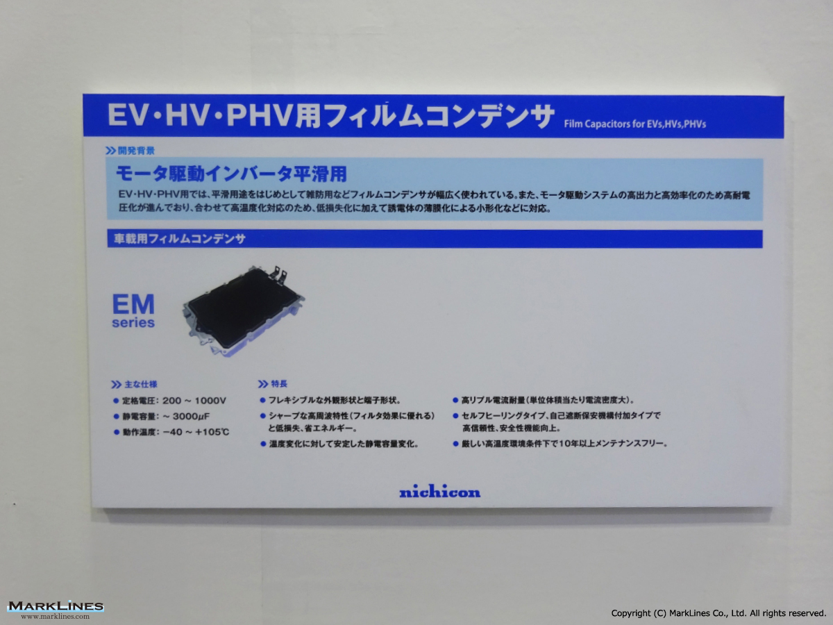 Parts manufacturer base detail:Nichicon Corporation[Japan 