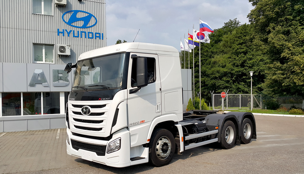 Avtotor ロシアで現代の大型トラック エクシエント を生産 自動車産業ポータル マークラインズ