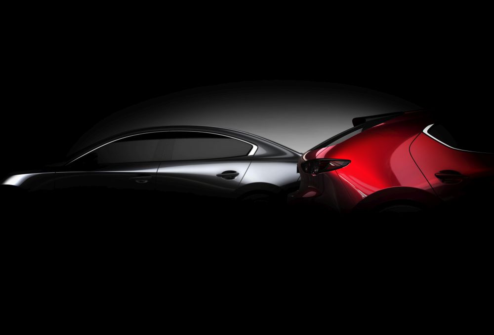 マツダ 新型 マツダ3 を米ロサンゼルス モーターショーで世界初披露へ 自動車産業ポータル マークラインズ