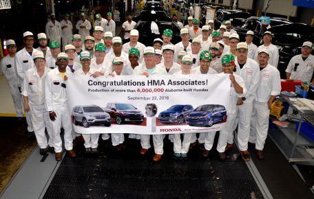 ホンダ 米国アラバマ工場が累計生産400万台達成 自動車産業ポータル マークラインズ ホンダ 米国アラバマ工場が累計生産400万台達成 自動車産業ポータル マークラインズ
