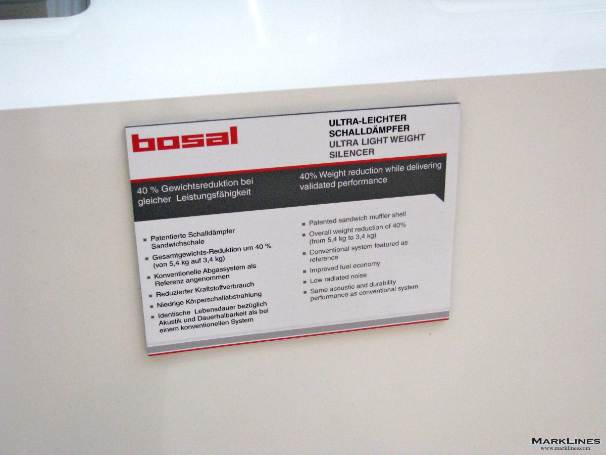 Bosal International N.V. - 自動車産業ポータル マークラインズ