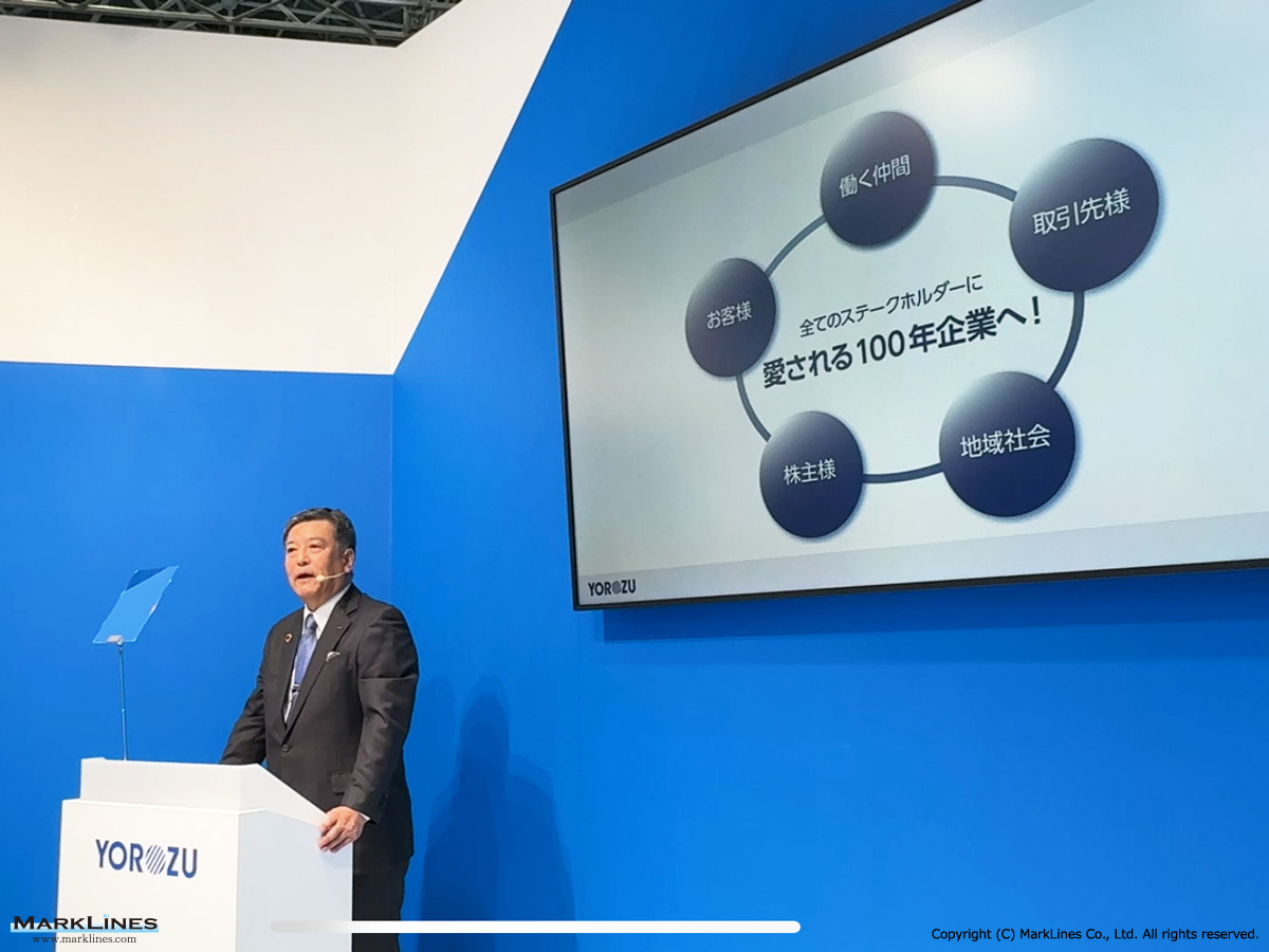 ヨロズ 平中代表取締役社長